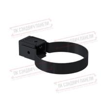 Хомут трубы Kliker ПВХ Premium графит инд.упак. RAL 7024