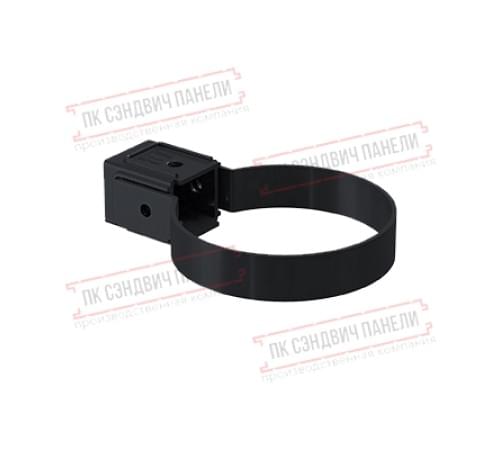 Хомут трубы Kliker ПВХ Premium графит инд.упак. RAL 7024 Хомут трубы Kliker ПВХ Premium графит инд.упак. RAL 7024