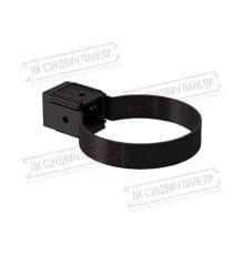 Хомут трубы Kliker ПВХ Premium коричневый инд.упак. RR 32