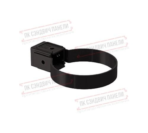 Хомут трубы Kliker ПВХ Premium коричневый RR 32 Хомут трубы Kliker ПВХ Premium коричневый RR 32