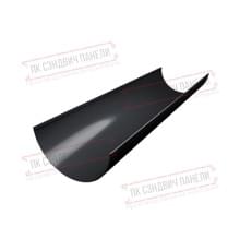 Желоб английский ПВХ 3м графит RAL 7024