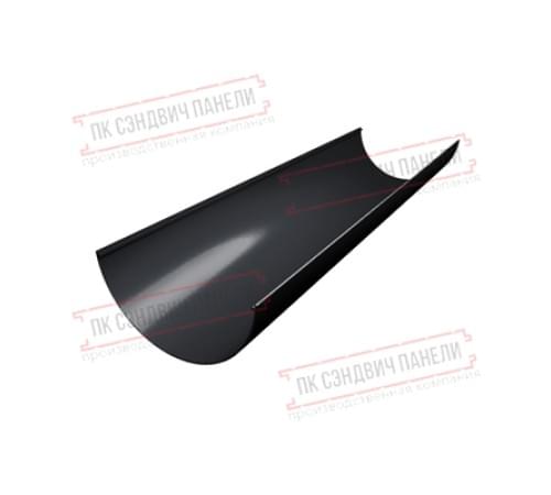 Желоб английский ПВХ 3м графит RAL 7024