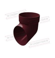 Колено сливное ПВХ бордо RAL 3005