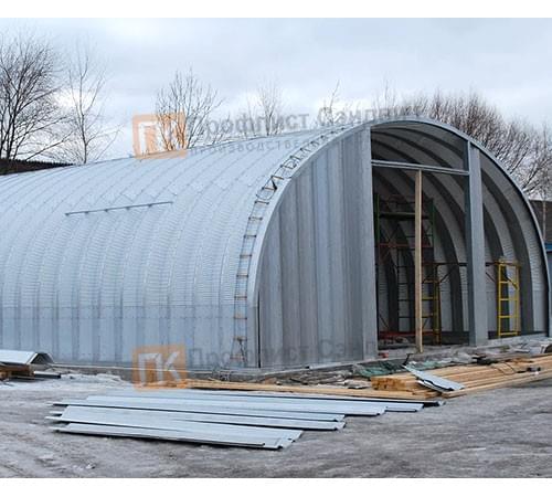 Сборно разборный ангар модель Q 15.2x5.8, 4.2x4.2, 3.0