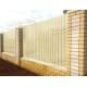 Профнастил фигурный С10 - 0,45 Окрас - А, ПЭ- с пленкой RAL 1014 слоновая кость.