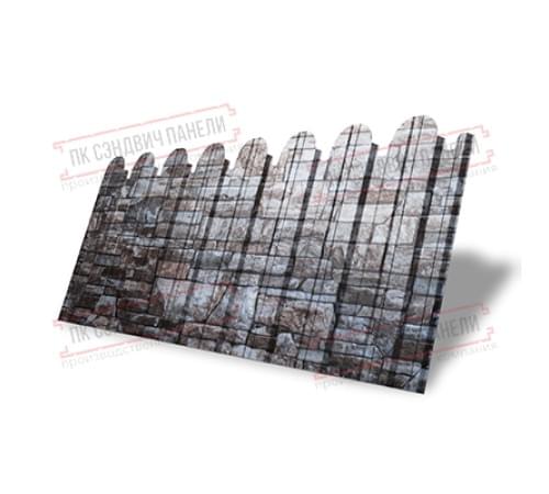 Профнастил фигурный С10 - 0,45 Окрас - Б, Print Elite Fine Stone. Профнастил фигурный С10 - 0,45 Окрас - Б, Print Elite Fine Stone.