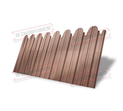 Профнастил фигурный С10 - 0,45 Окрас - А, Print Elite с пленкой White Wood. Профнастил фигурный С10 - 0,45 Окрас - А, Print Elite с пленкой White Wood.