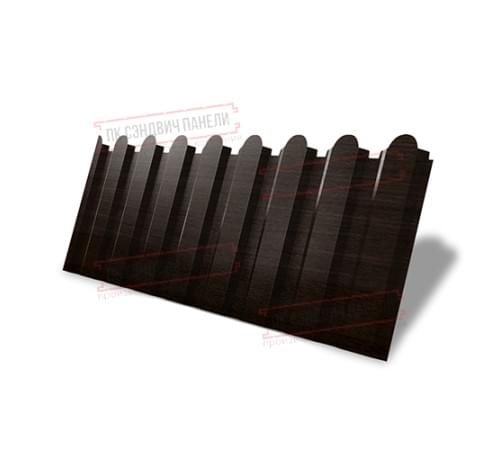 Профнастил фигурный С20 - 0,45 Окрас - А, Print Elite Coffee Wood. Профнастил фигурный С20 - 0,45 Окрас - А, Print Elite Coffee Wood.
