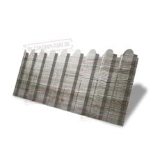 Профнастил фигурный С20 - 0,45 Окрас - Б, Print Elite с пленкой Nordic Wood.