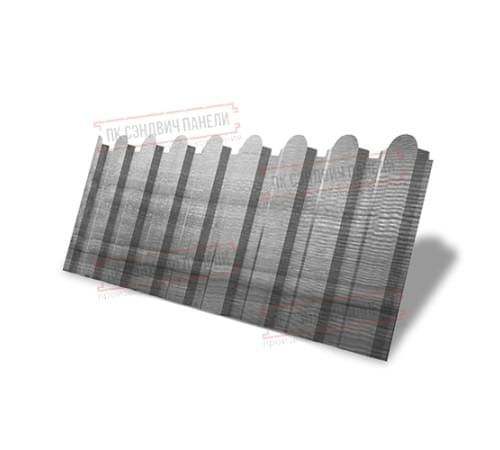 Профнастил фигурный С20 - 0,45 Окрас - А, Print Premium Silver Wood. Профнастил фигурный С20 - 0,45 Окрас - А, Print Premium Silver Wood.
