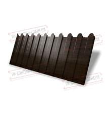 Профнастил фигурный C8 - 0,45 Print Elite Coffee Wood.