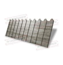 Профнастил фигурный C8 - 0,45 Print Elite Nordic Wood.