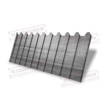 Профнастил фигурный C8 - 0,45 Print Premium Silver Wood.