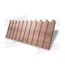 Профнастил фигурный C8 - 0,45 Print Elite White Wood.