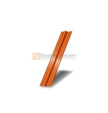 Профнастил С21 окрашенный с нестандартной шириной 0,2 м толщина 0,45