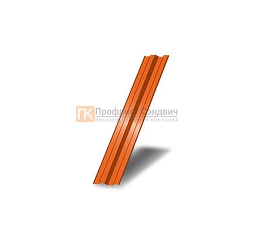 Профнастил С21 окрашенный с нестандартной шириной 0,2 м толщина 0,45