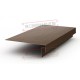 Планка карнизного свеса сложная 185х50х2000 ECOSTEEL-МореныйДуб-0.5