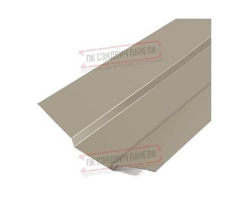 Планка ендовы верхняя 76х76х2000 Полиэстер Ral1035-0.45 Планка ендовы верхняя 76х76х2000 Полиэстер Ral1035-0.45