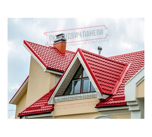 Планка ендовы верхняя 76х76х2000 Полиэстер Ral3020-0.5