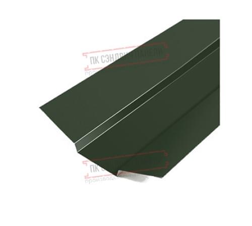 Планка ендовы верхняя 76х76х2000 Viking Ral6007-0.45 Планка ендовы верхняя 76х76х2000 Viking Ral6007-0.45