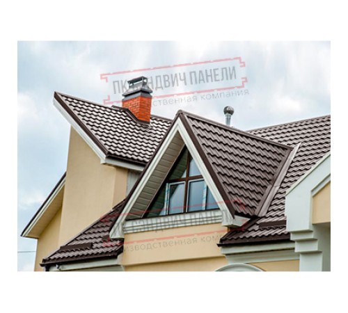 Планка ендовы верхняя 76х76х2000 Viking Ral8017-0.45 Планка ендовы верхняя 76х76х2000 Viking Ral8017-0.45