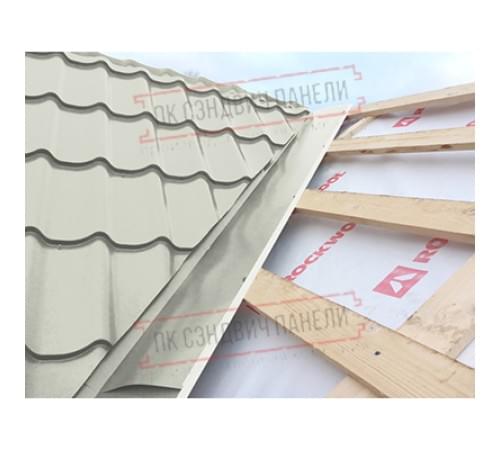 Планка ендовы нижняя 298х298х2000 Norman Ral9002-0.5 Планка ендовы нижняя 298х298х2000 Norman Ral9002-0.5