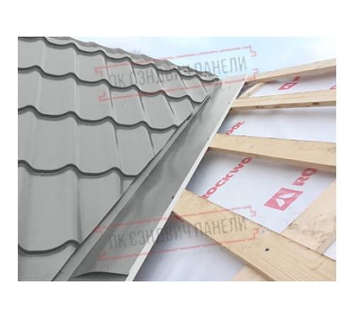 Планка ендовы нижняя 298х298х2000 Norman Ral9006-0.5 Планка ендовы нижняя 298х298х2000 Norman Ral9006-0.5