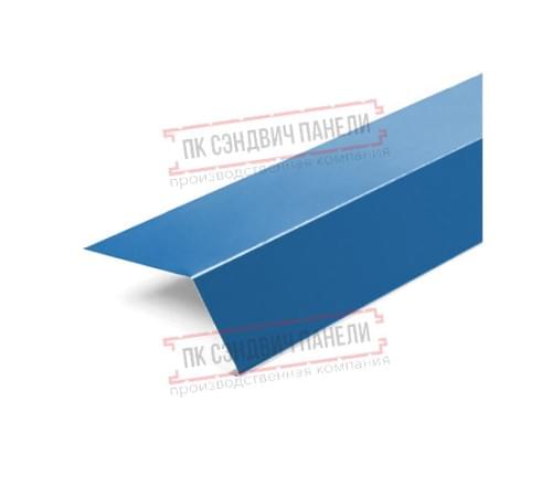 Планка карнизная 100х69х2000 ПЭ-5015-0.45 Планка карнизная 100х69х2000 ПЭ-5015-0.45