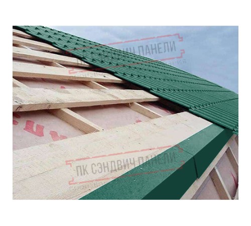 Планка карнизная 100х69х2000 ПЭ-6005-0.4 Планка карнизная 100х69х2000 ПЭ-6005-0.4