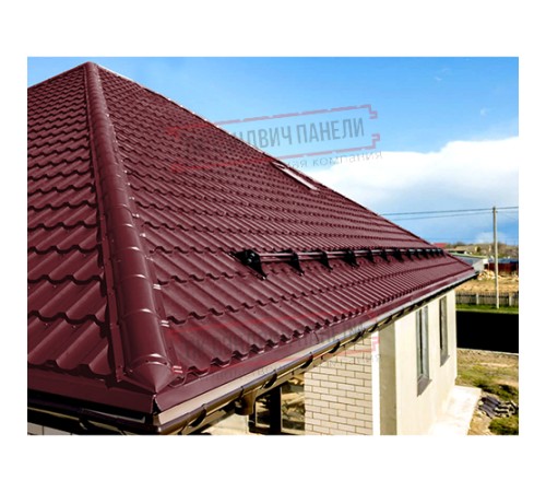 Планка конька круглого R110х2000 Viking E-3005-0.5 Планка конька круглого R110х2000 Viking E-3005-0.5
