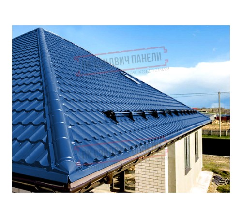Планка конька круглого R110х2000 PURMAN-5005-0.5 Планка конька круглого R110х2000 PURMAN-5005-0.5