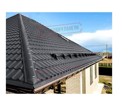 Планка конька круглого R110х2000 Norman ПЭ-7024-0.5 Планка конька круглого R110х2000 Norman ПЭ-7024-0.5