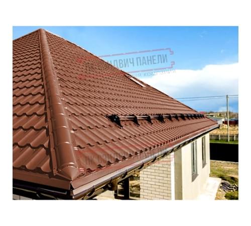 Планка конька круглого R110х2000 Viking E-8004-0.5