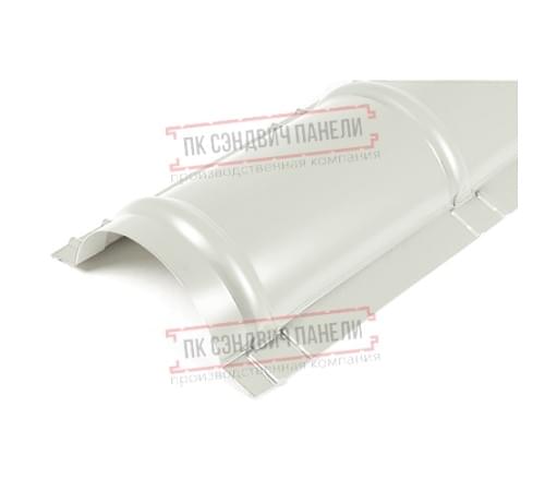 Планка конька круглого R110х2000 Norman ПЭ-9002-0.5 Планка конька круглого R110х2000 Norman ПЭ-9002-0.5