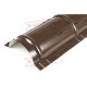 Планка конька круглого R110х2000 ECOSTEEL_MA-МореныйДуб-0.5