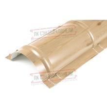 Планка конька круглого R110х2000 ECOSTEEL_MA-Сосна-0.5