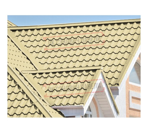 Планка конька плоского 120х120х2000 ПЭ-1014-0.45 Планка конька плоского 120х120х2000 ПЭ-1014-0.45