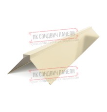 Планка конька плоского 120х120х2000 ПЭ-1015-0.5
