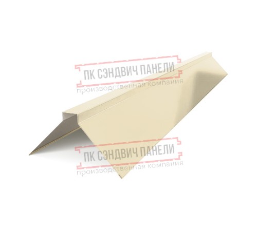 Планка конька плоского 150х150х2000 ПЛ-1015-0.5 Планка конька плоского 150х150х2000 ПЛ-1015-0.5