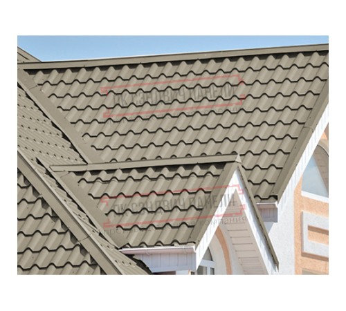 Планка конька плоского 190х190х2000 ПЭ-1035-0.45 Планка конька плоского 190х190х2000 ПЭ-1035-0.45
