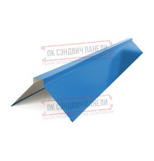 Планка конька плоского 120х120х2000 Norman ПЭ-5015-0.5