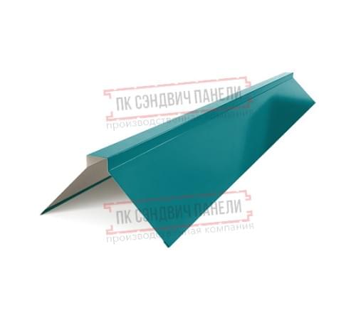 Планка конька плоского простая 145х145х2000 ПЭ-5021-0.45 Планка конька плоского простая 145х145х2000 ПЭ-5021-0.45