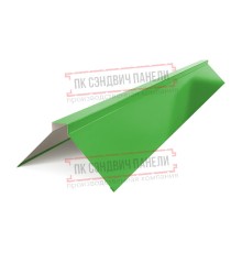 Планка конька плоского 120х120х2000 Norman ПЭ-6018-0.5