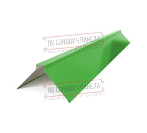 Планка конька плоского 190х190х2000 ПЭ-6018-0.45 Планка конька плоского 190х190х2000 ПЭ-6018-0.45