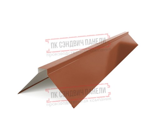Планка конька плоского 150х150х2000 Norman ПЭ-8004-0.5 Планка конька плоского 150х150х2000 Norman ПЭ-8004-0.5
