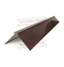 Планка конька плоского простая 115х115х2000 ПЭ-8017-0.45