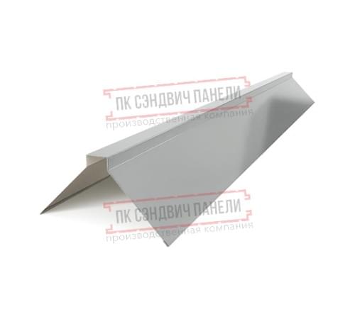 Планка конька плоского 150х150х2000 ПЭ-9006-0.5 Планка конька плоского 150х150х2000 ПЭ-9006-0.5