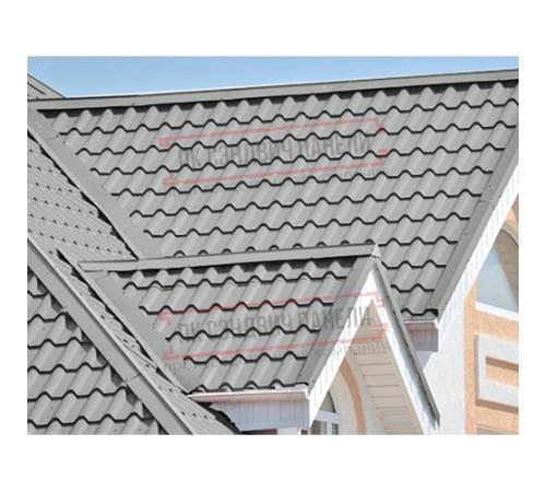 Планка конька плоского 150х150х2000 ПЭ-9006-0.5 Планка конька плоского 150х150х2000 ПЭ-9006-0.5