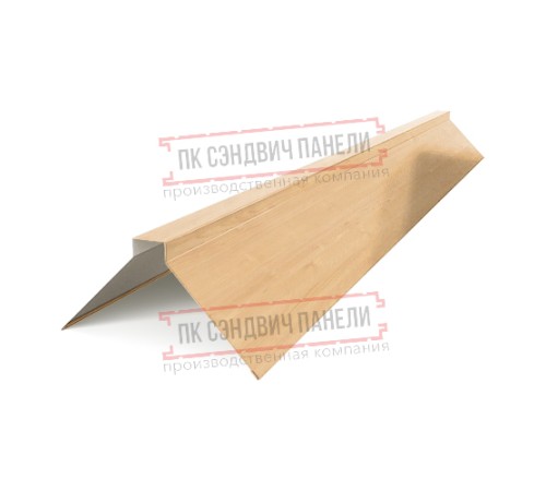 Планка конька плоского 150х150х2000 ECOSTEEL-Клен-0.5 Планка конька плоского 150х150х2000 ECOSTEEL-Клен-0.5