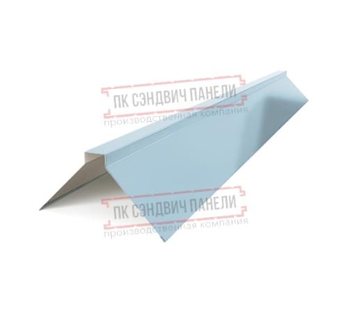 Планка конька плоского 190х190х2000 ПРМ-Met.Blue-0.5 Планка конька плоского 190х190х2000 ПРМ-Met.Blue-0.5